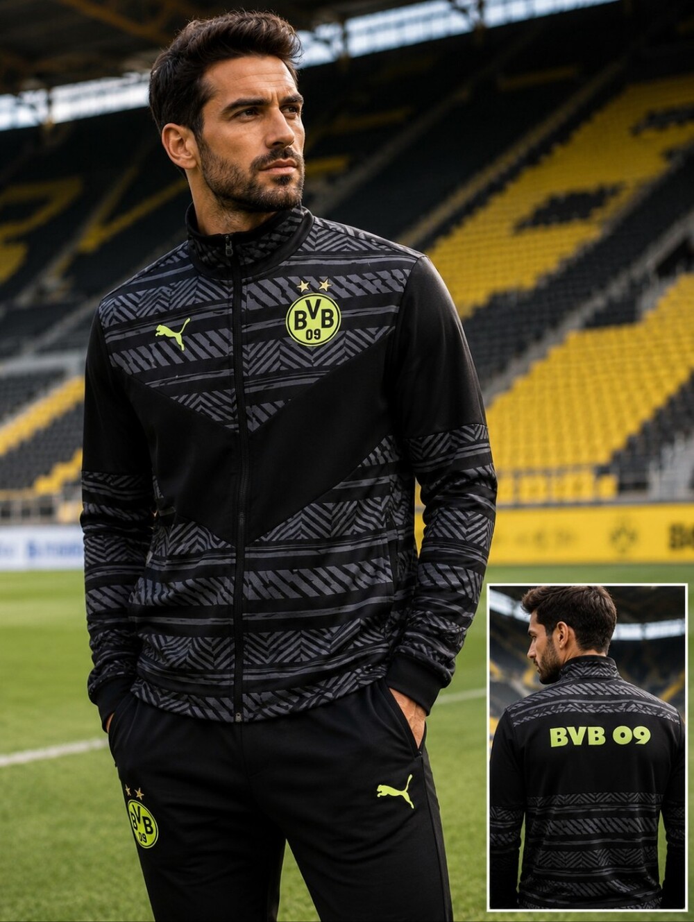PUMA Borussia Dortmund BVB Prematch Jacket